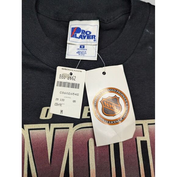 Vintage Phoenix Coyotes Hockey T Shirt Medium Pro Player Dead Stock NWT NEW 90's - Picture 4 of 13